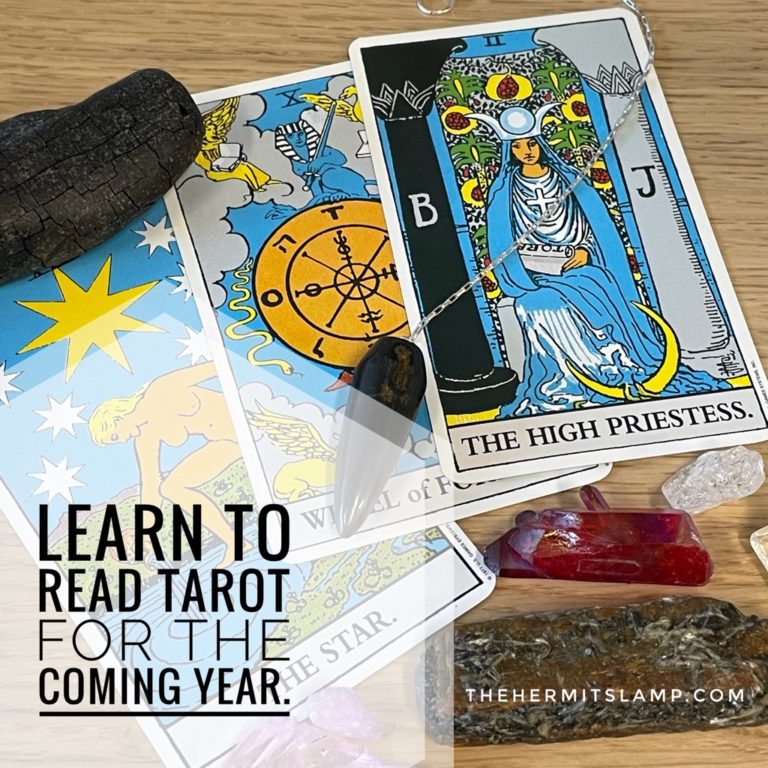 Reading Tarot for the Coming Year | The Hermit's Lamp